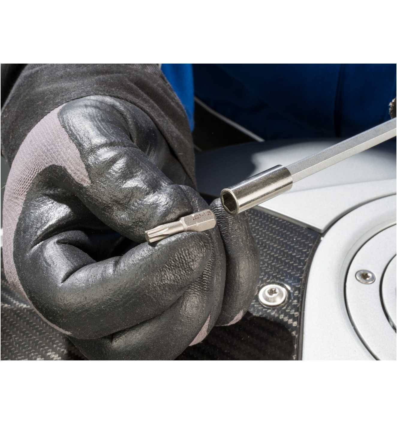 Hazet Workshop Bit screwdriver 1/4" (6.3 mm) 100 mm-3