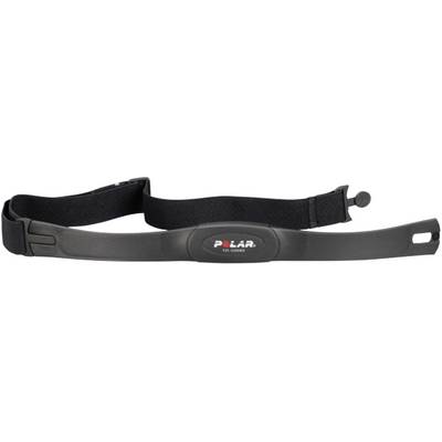 Black Polar Heart Rate Monitor with Elastic Strap, T31 Coded Model, for Monitoring Heart Rate During Training.