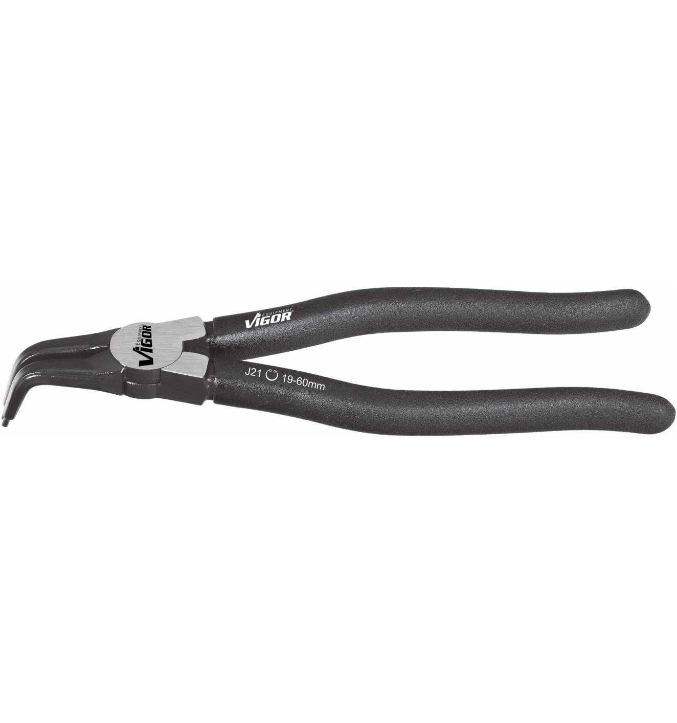 Vigor V1718 Circlip pliers Suitable for Inner rings 19-60 mm Tip shape (details) 90° angle-1