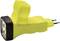 A yellow, plug-in emergency light with three LEDs and a fold-out plug, suitable for practical applications during power cuts.
