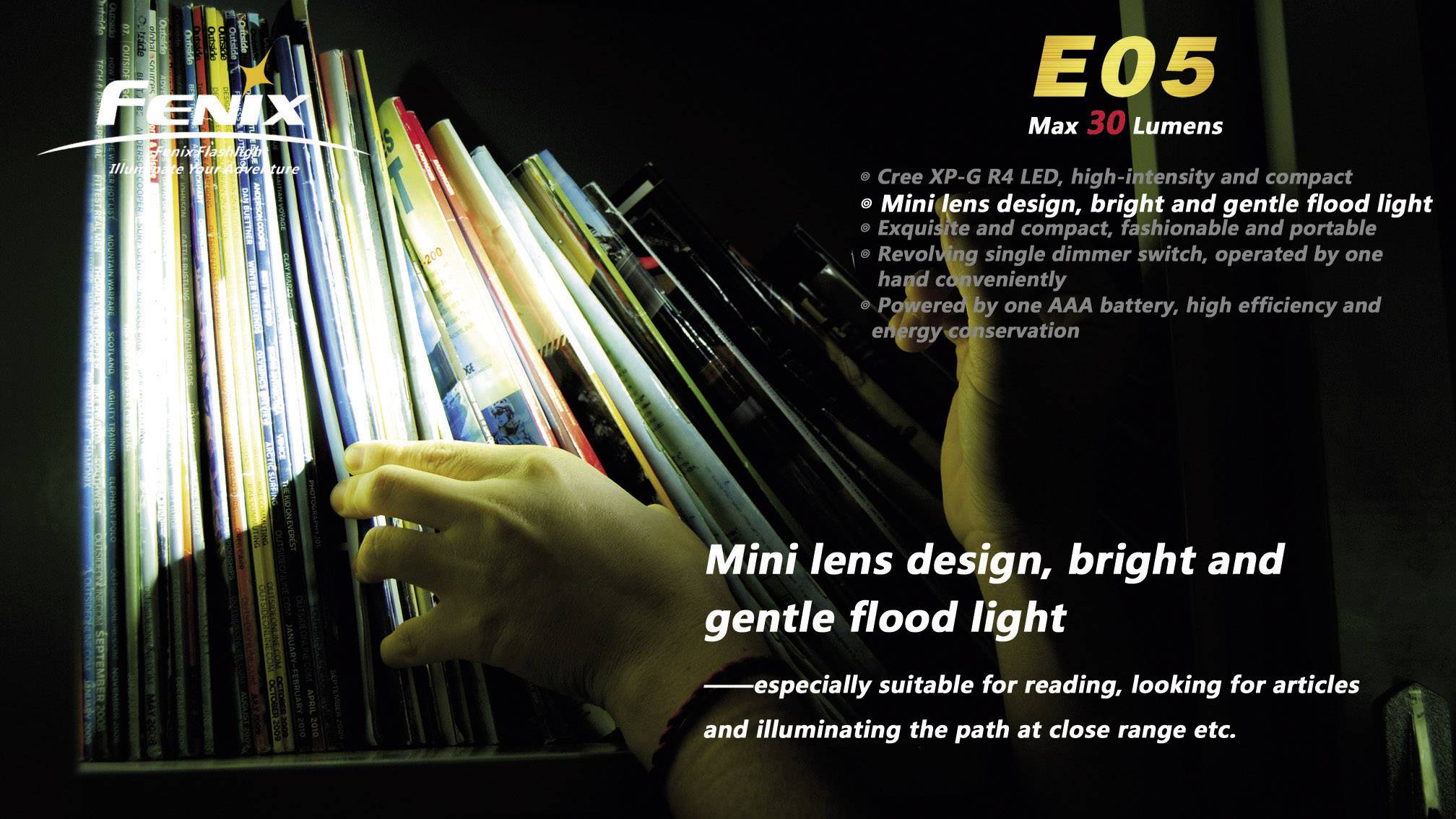Fenix Light E05 LED (monochrome) Mini torch Key ring battery-powered 85 lm 3 h 22 g-4