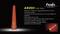 Orange Traffic Staff 'AD202 Traffic Wand' by Fenix. Length: 180mm. Made from PC 2805 plastic, impact and heat resistant. Compatible with torches with 34mm diameter.