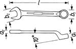 Combination wrench