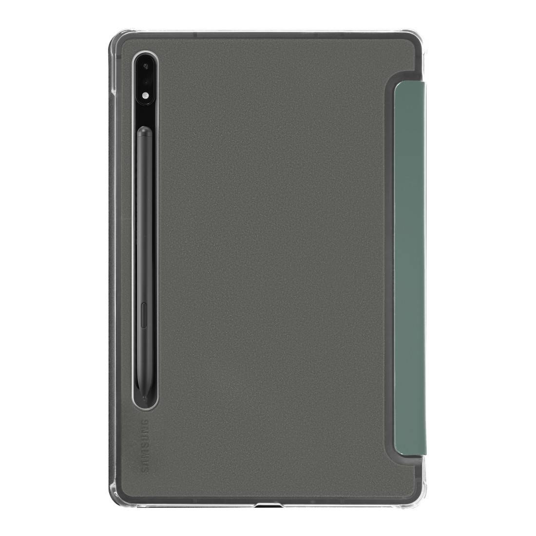 Hama Tablet bag Samsung 27,9 cm (11") Book case Green, Transparent-1