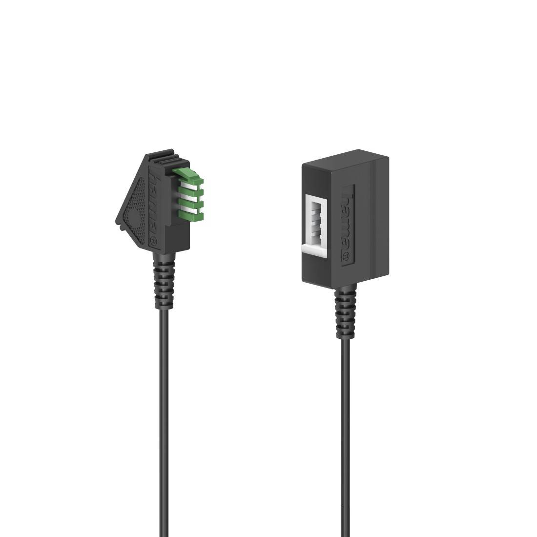 Hama Phone Cable [1x TAE-Uplug - 1x TAE-U socket] 15 m Black-1