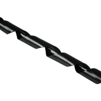 Hama Spiral cable wrap Polyethylene (PE) Black Flexible (Ø x L) 30 mm x 2500 mm 1 pc(s) 00020509-0