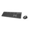 Hama KMW700 Radio Keyboard and mouse set Ergonomic German, QWERTZ Anthracite/black