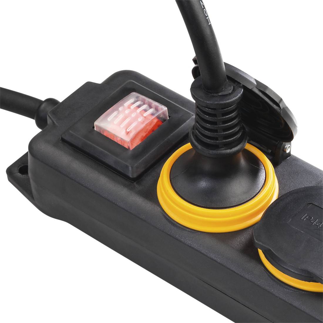 Hama 00137284 Power strip (+ switch) 4x Black PG connector 1 pc(s)-1