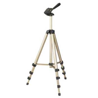 Hama  Tripod 1/4" Working height=42 - 125 cm Champagne incl. bag, Level