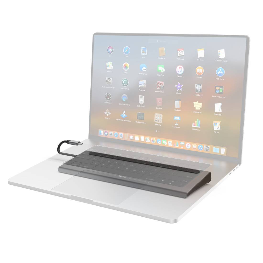Hama USB-C® docking station Compatible with (brand): Universal MacBook USB-C® powered-2