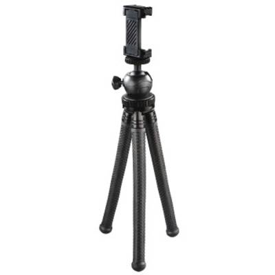 Hama  Tripod 1/4" Working height=16 - 27 cm Black For smartphones and GoPro, Ball head