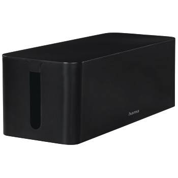 Hama Cable box Plastic Black Rigid (L x W x H) 40 x 15.6 x 13 cm 1 pc(s) 00020664-0