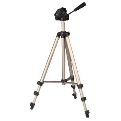Hama  Tripod 1/4" Working height=42.5 - 125 cm Champagne incl. bag, Level
