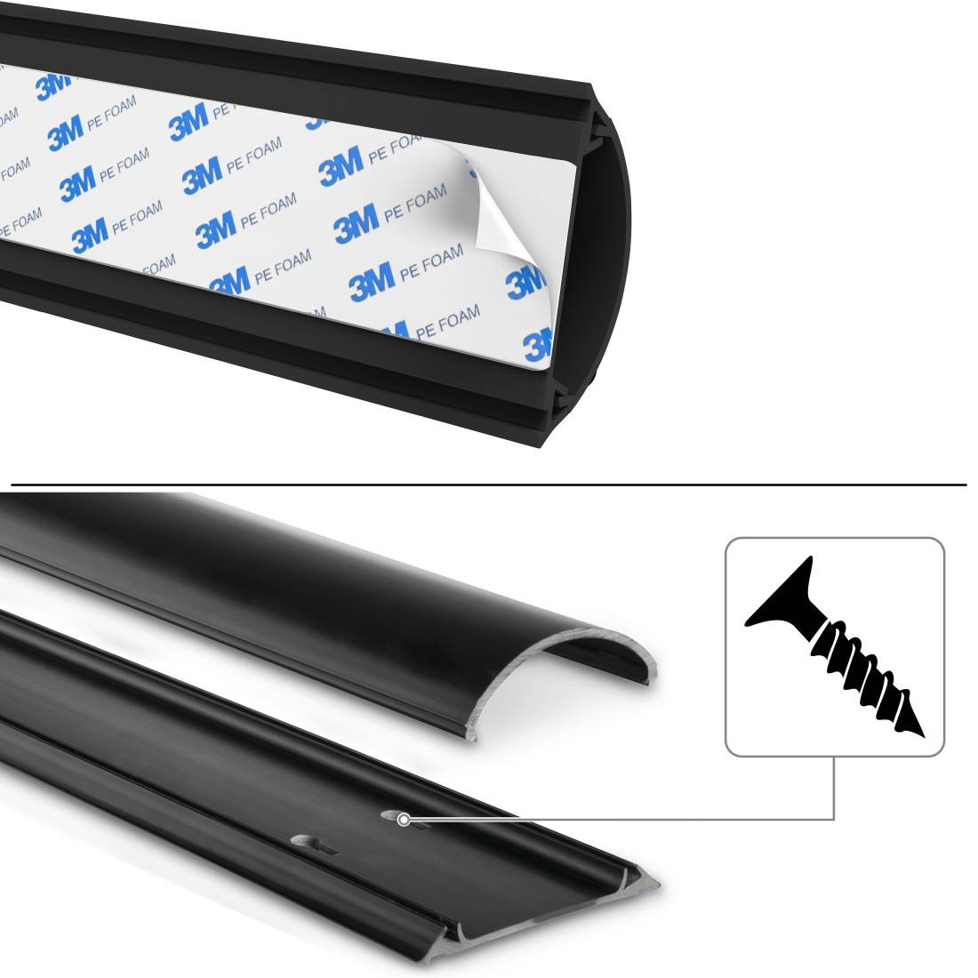 Hama 00083159 Cable Bridge Black-3