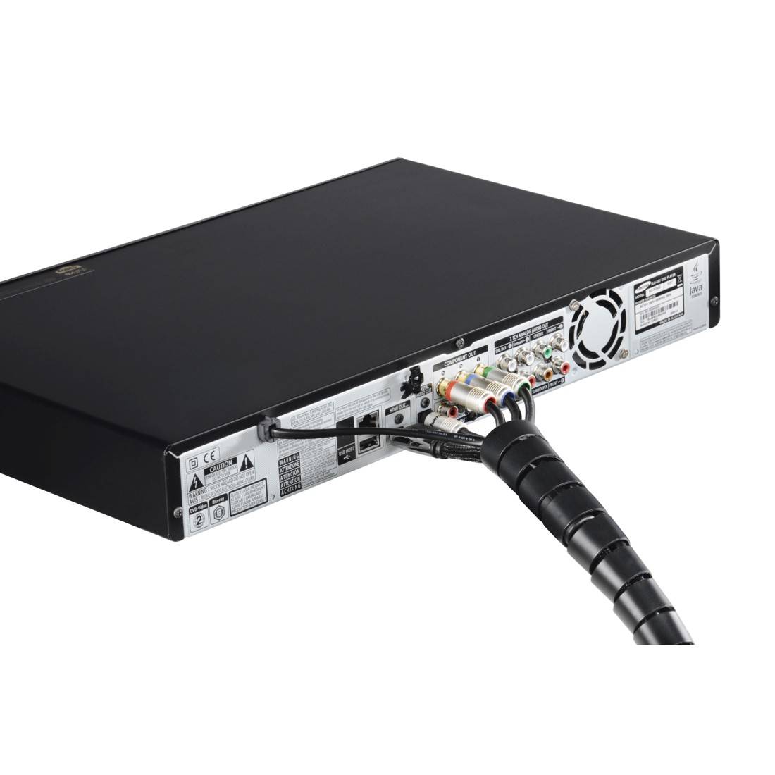 Hama Spiral cable wrap Plastic Black Flexible (Ø x L) 3 cm x 150 cm 1 pc(s) 00020603-1