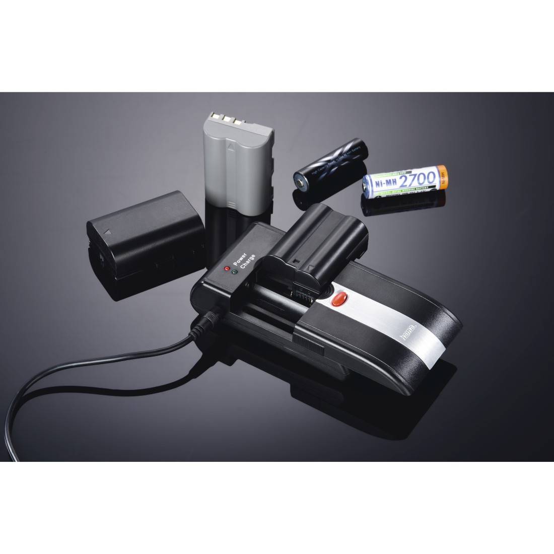 Hama 00081370 Camera charger Matching rechargeable battery Li-ion, NiMH-4