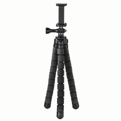 Hama  Tripod 1/4" Working height=9 - 26 cm Black For smartphones and GoPro