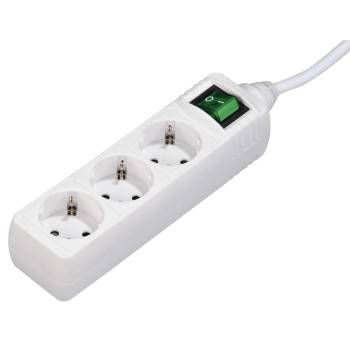 Hama 00121905 Power strip (+ switch) 3x White PG connector 1 pc(s)-0