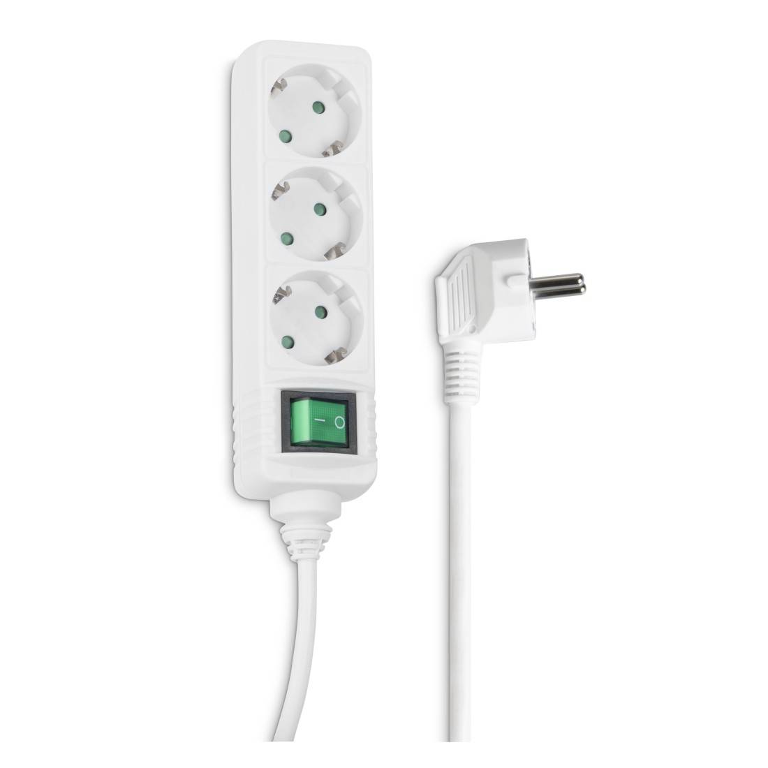 Hama 00121905 Power strip (+ switch) 3x White PG connector 1 pc(s)-1