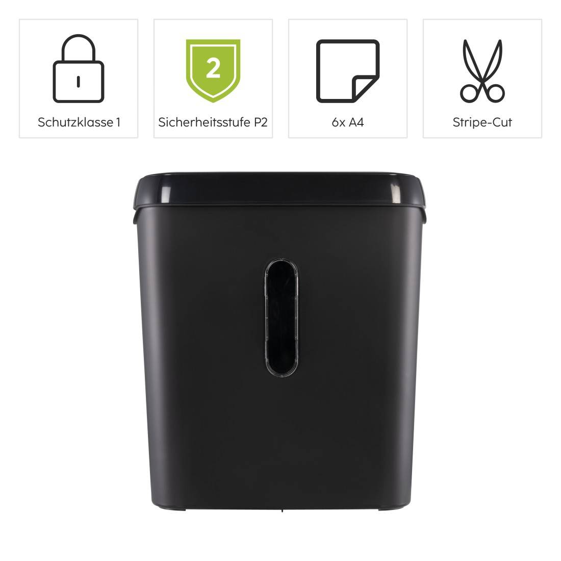 Hama Document shredder 7 sheet Ribbon cut 6 mm P-1 8 l-2