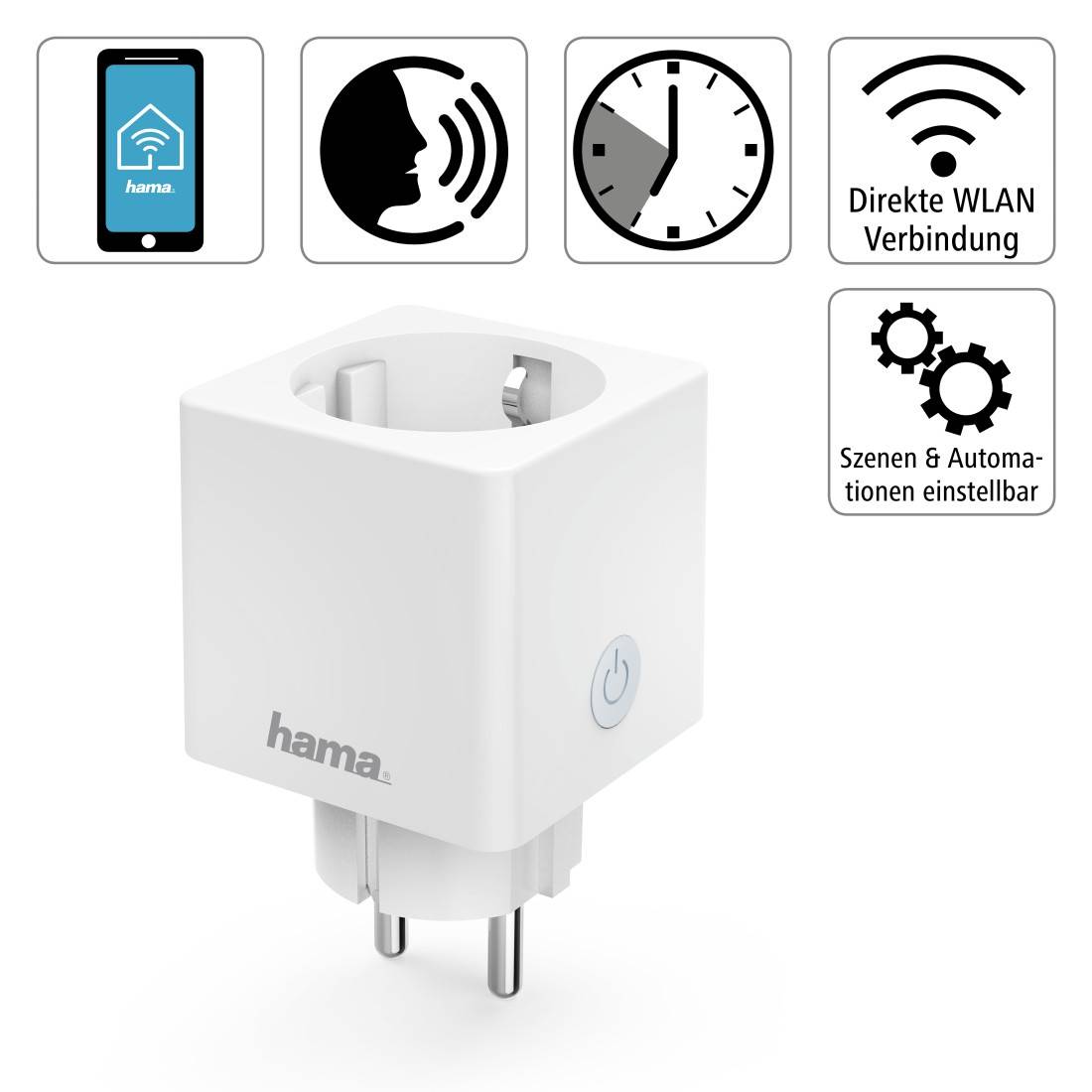 Hama 00176573 Wi-Fi Socket Indoors 3680 W-2