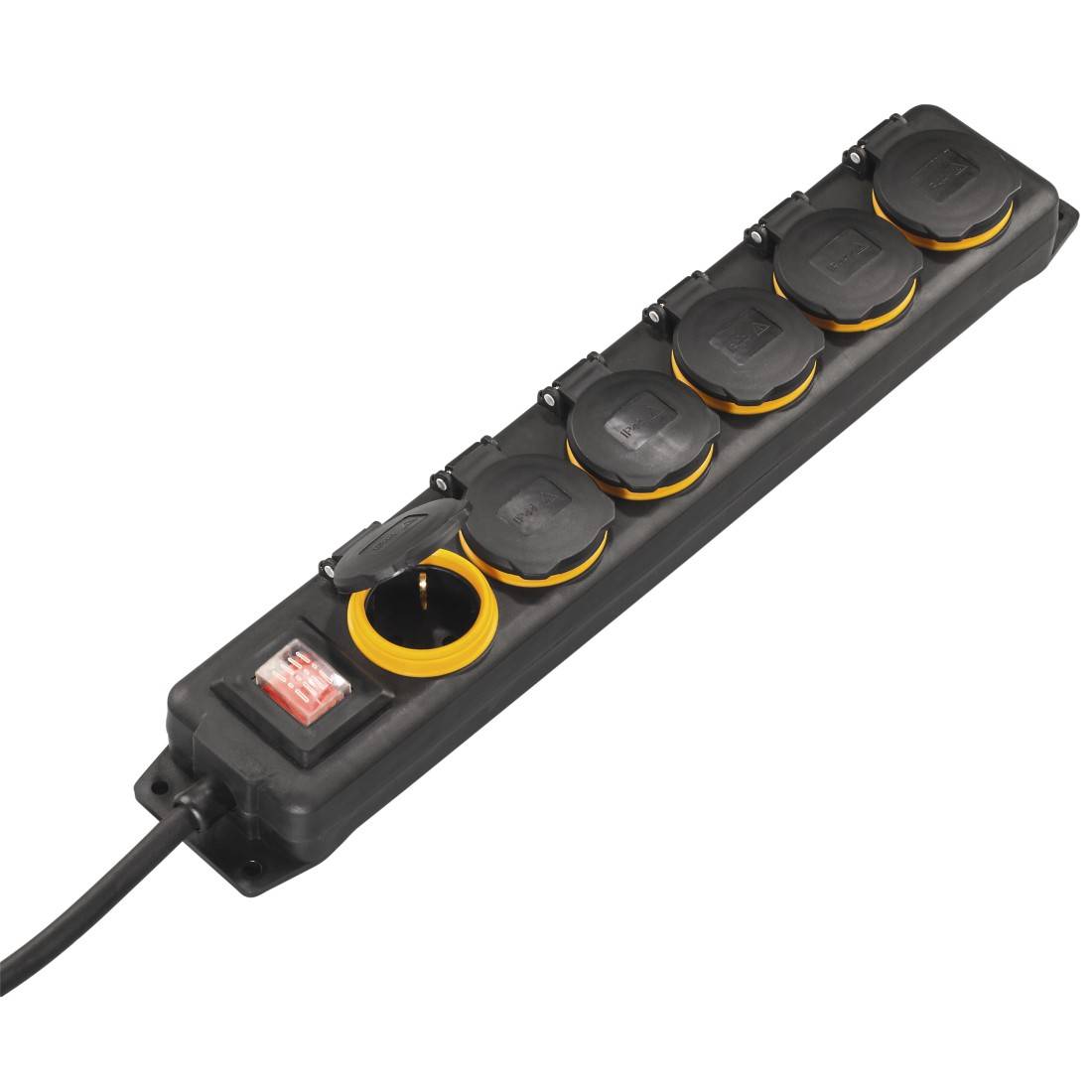 Hama 00137286 Power strip (+ switch) 6x Black PG connector 1 pc(s)-4