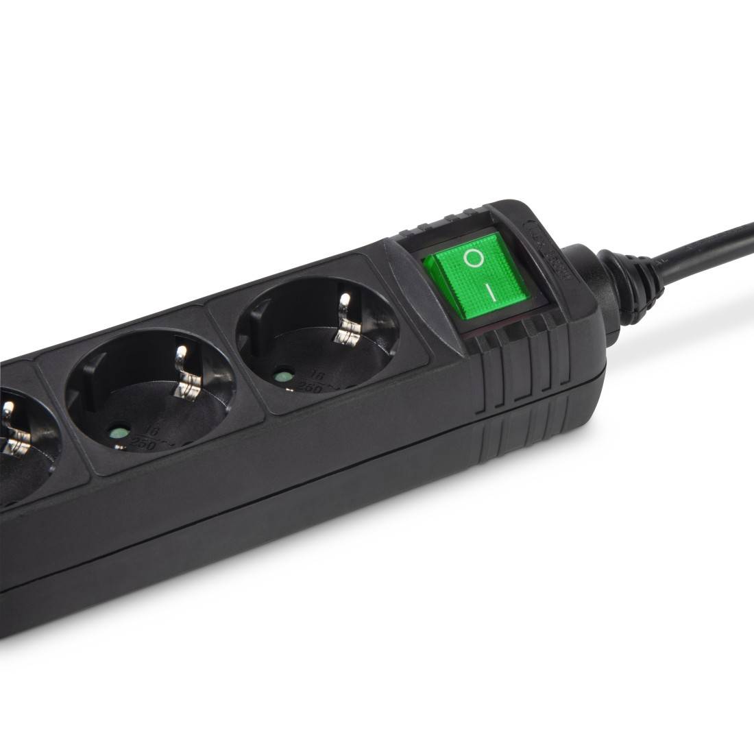 Hama 00121916 Power strip (+ switch) 6x Black PG connector 1 pc(s)-4