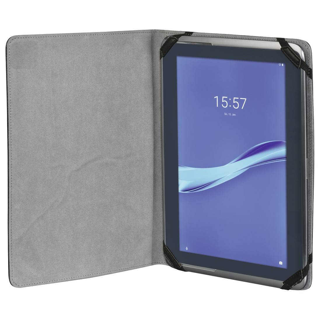Hama Tablet PC cover Suitable for displays sized (range)=24,4 cm (9,6") - 27,9 cm (11") Bookcover Black-1