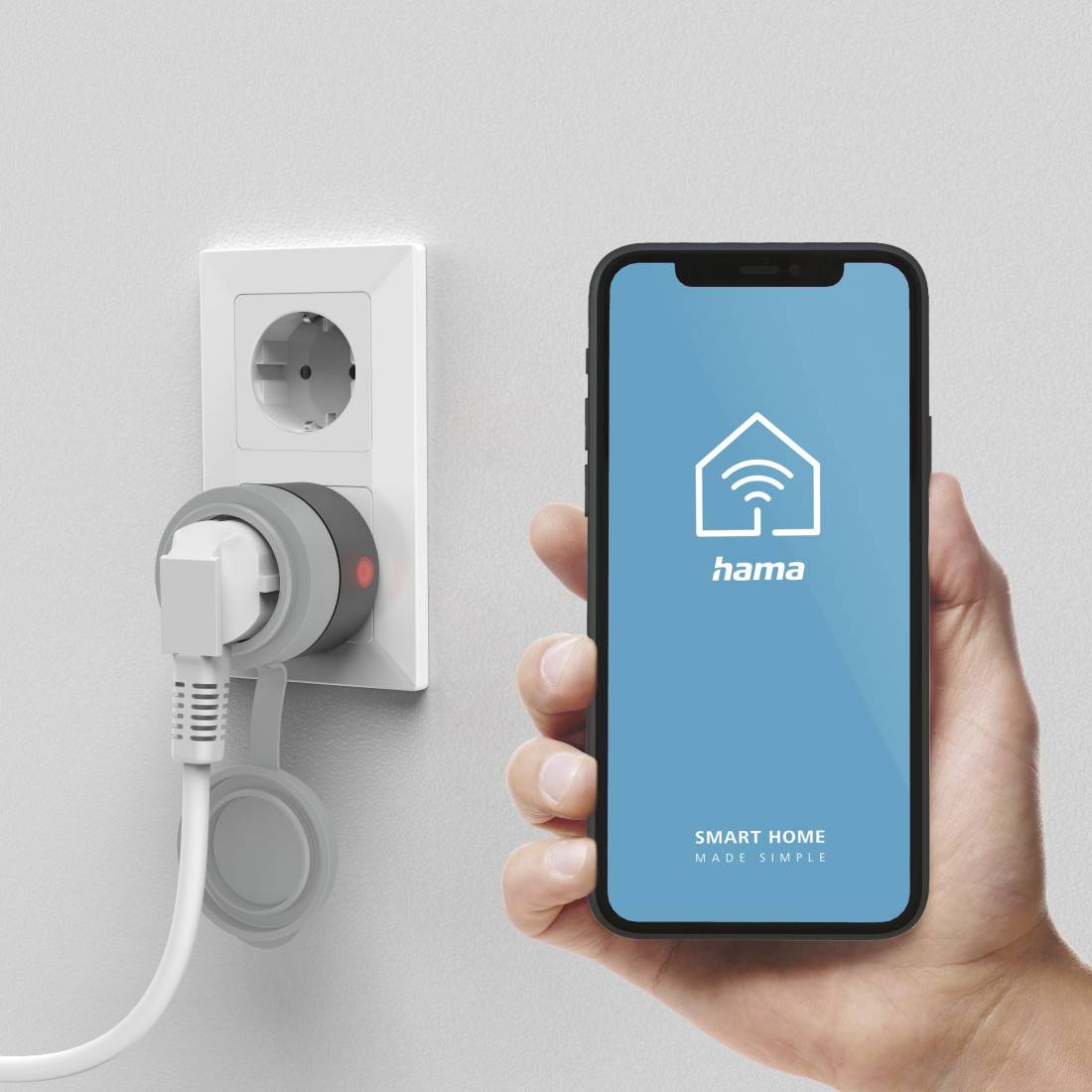 Hama 00176624 Wi-Fi Socket Outdoors 2300 W-1
