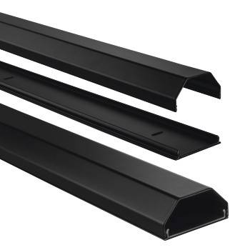 Hama Trunking Aluminium Black Rigid (L x W x H) 1100 x 50 x 26 mm 1 pc(s) 00020645-0