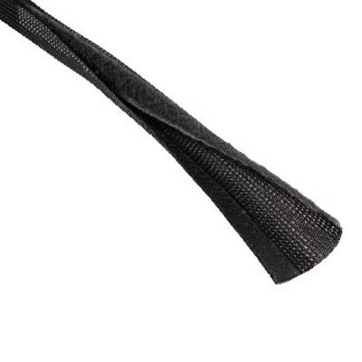 Hama Spiral cable wrap PET Black Flexible (L x W) 180 cm x 8 cm 1 pc(s) 00020597-0