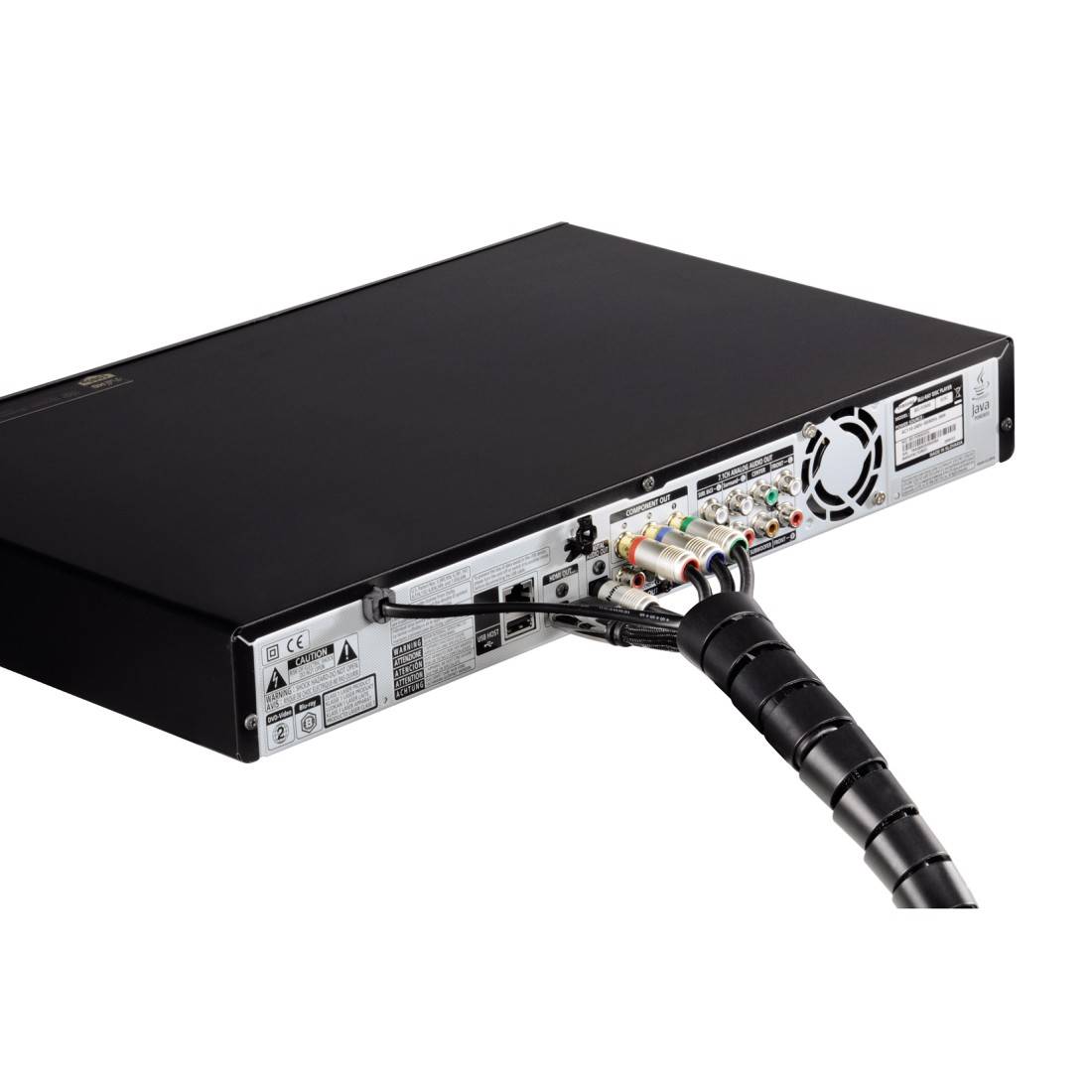 Hama Spiral cable wrap Plastic Black Flexible (Ø x L) 2.5 cm x 200 cm 1 pc(s) 00020643-1