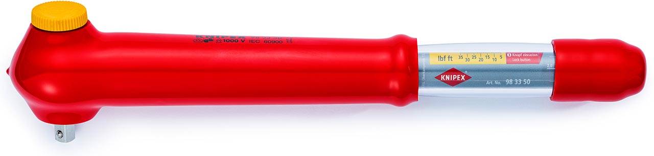Knipex 98 33 50 98 33 50 VDE torque wrench 3/8" (10 mm) 5 - 50 Nm-0