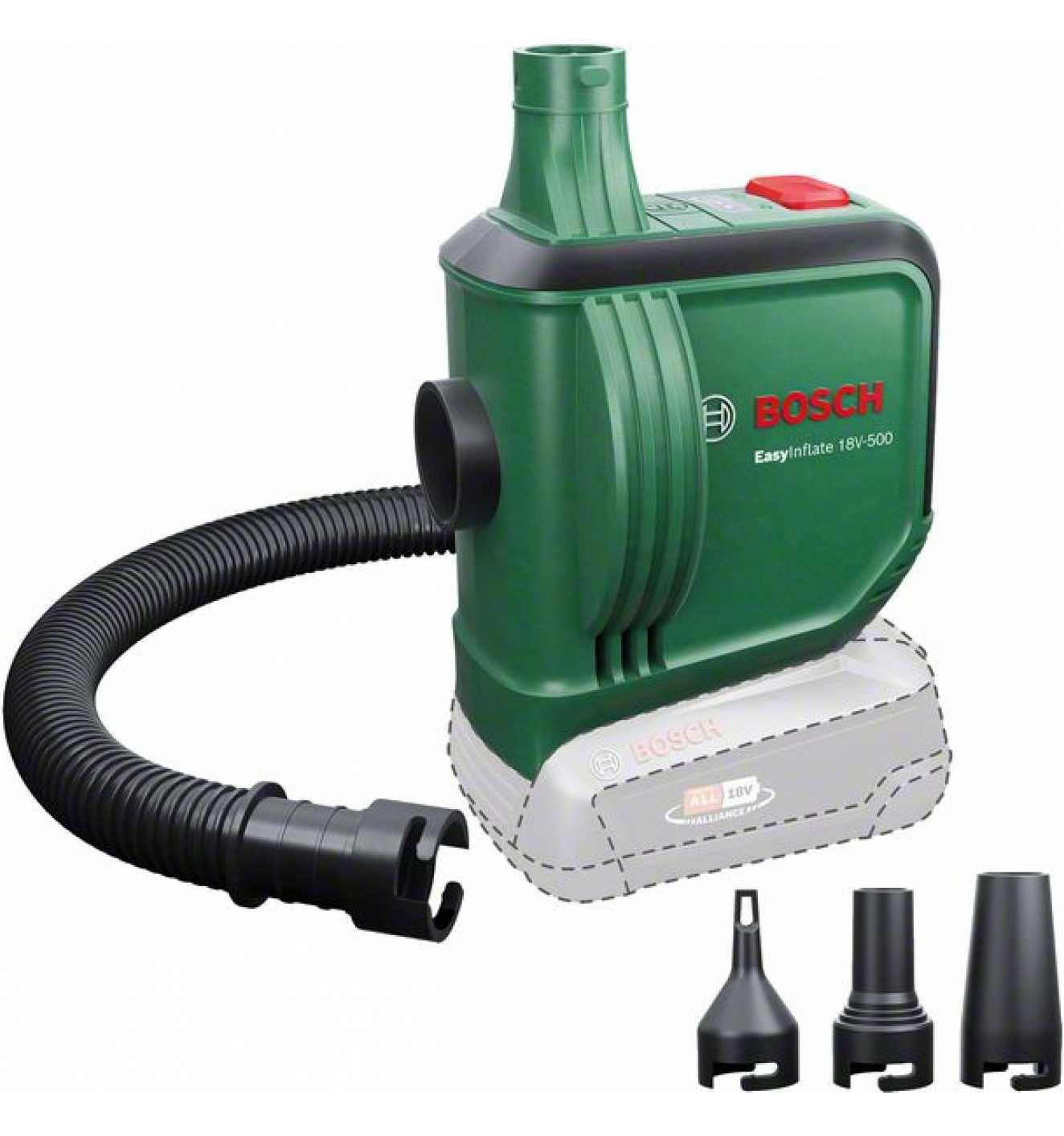 Buy Bosch Home and Garden Cordless air compressor EasyInflate 18V-500 0.03  bar