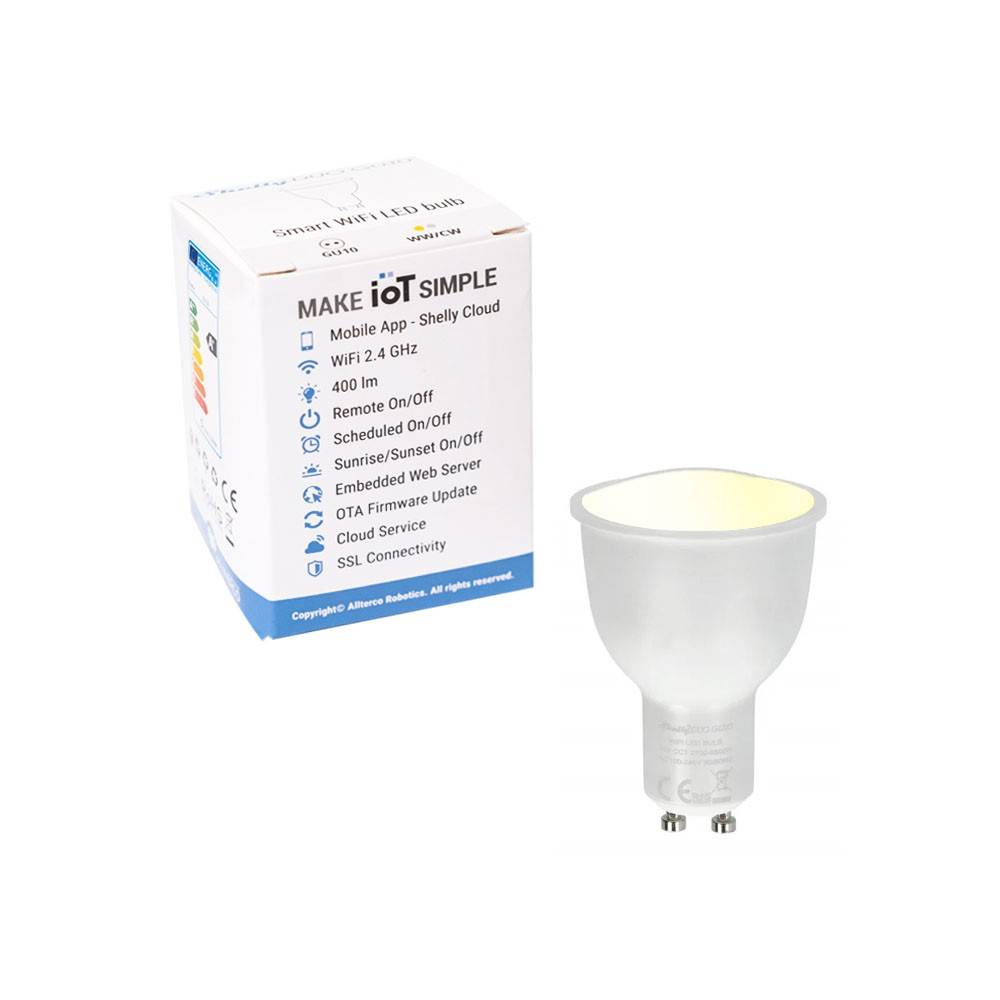 Shelly Shelly Duo GU10 - WW/CW LED light bulb EEC: G (A - G) Wi-Fi-2