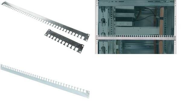 Digitus DN-19 ORG-800P 19 inch Server rack cabinet cable duct 1 U Suitable for (cabinet depths): 800 mm Black-7