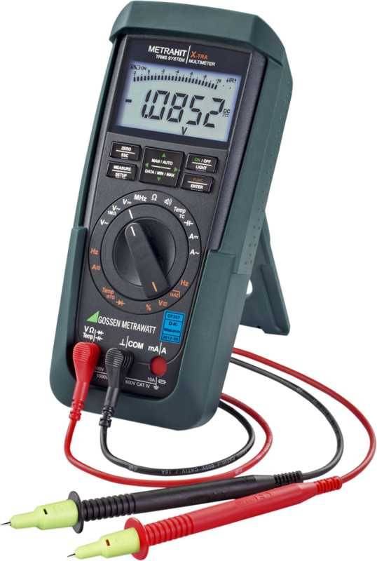 Gossen Metrawatt METRAHIT AM TECH Handheld multimeter Calibrated to (DAkkS standards) Digital CAT III 1000 V, CAT IV 600-1
