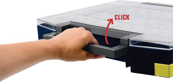 raaco Boxxser 80 5x10-20 Assortment case (L x W x H) 361 x 421 x 78 mm No. of compartments: 20 Content 1 pc(s)-3