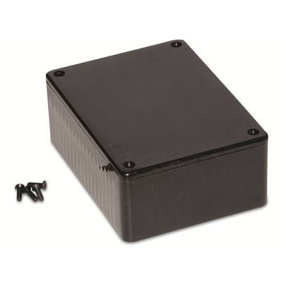 Hammond Electronics  1591SBK EU casing Acrylonitrile butadiene styrene  Black 1 pc(s) 