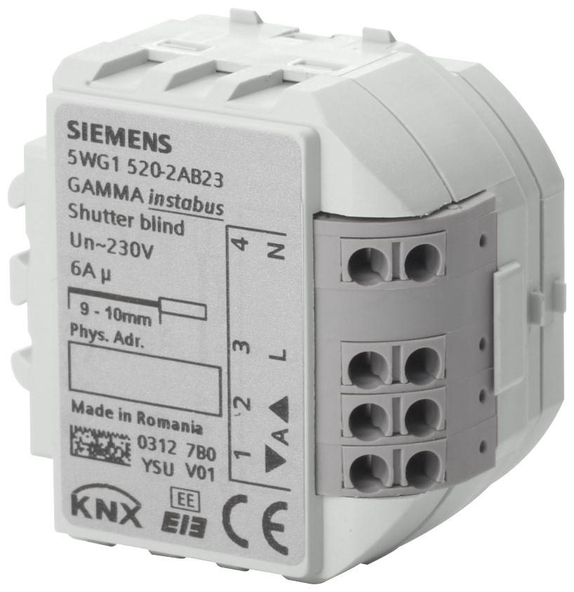 Siemens Siemens-KNX 5WG15202AB23 Window blinds/shutter actuator 5WG1520-2AB23-0