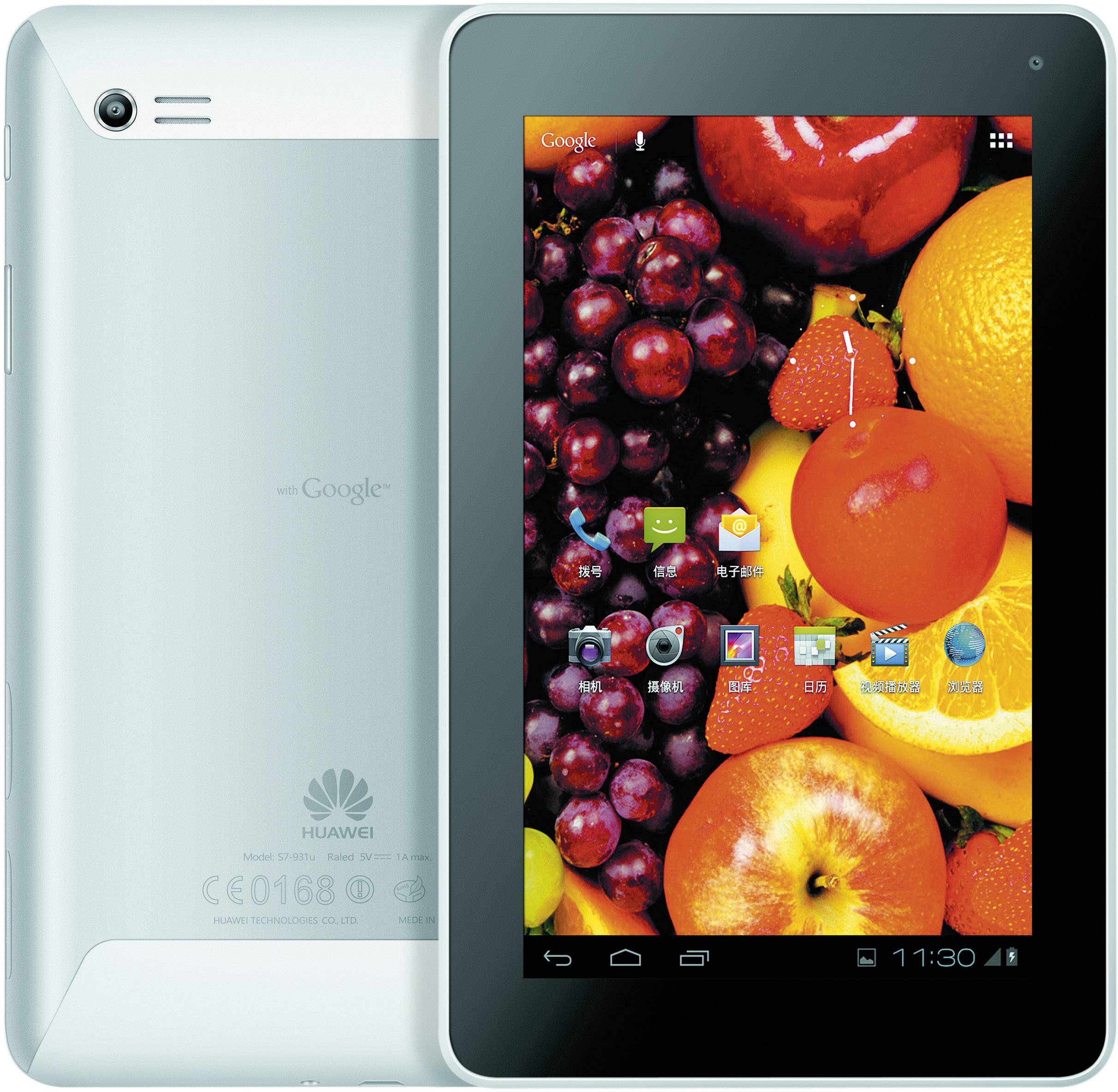 Huawei Wifi Silver Android 17 8 Cm 7 Inch Android 4 0 Conrad Com