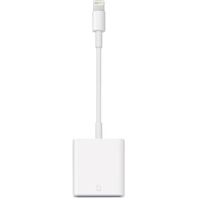 Apple Apple iPad/iPhone/iPod Adapter [1x Apple Dock lightning plug - 1x SD Card slot] 0.10 m White