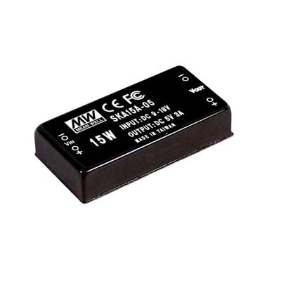   Mean Well  SKA15B-15  DC/DC converter        15 W  No. of outputs: 1 x  Content 1 pc(s)
