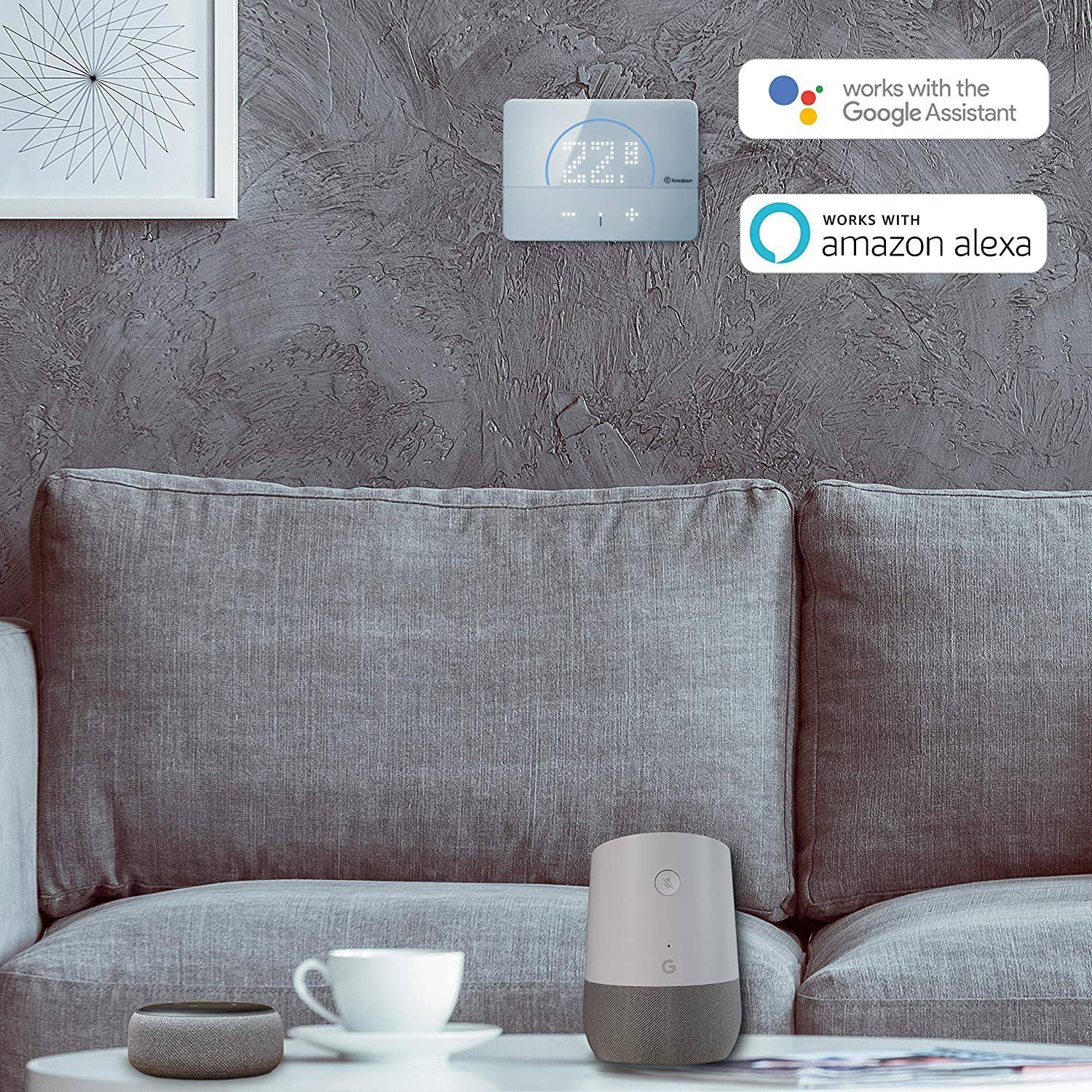 Finder 1CB190050007POA 1CB190050007POA Indoor thermostat 7 day mode 1 pc(s)-3