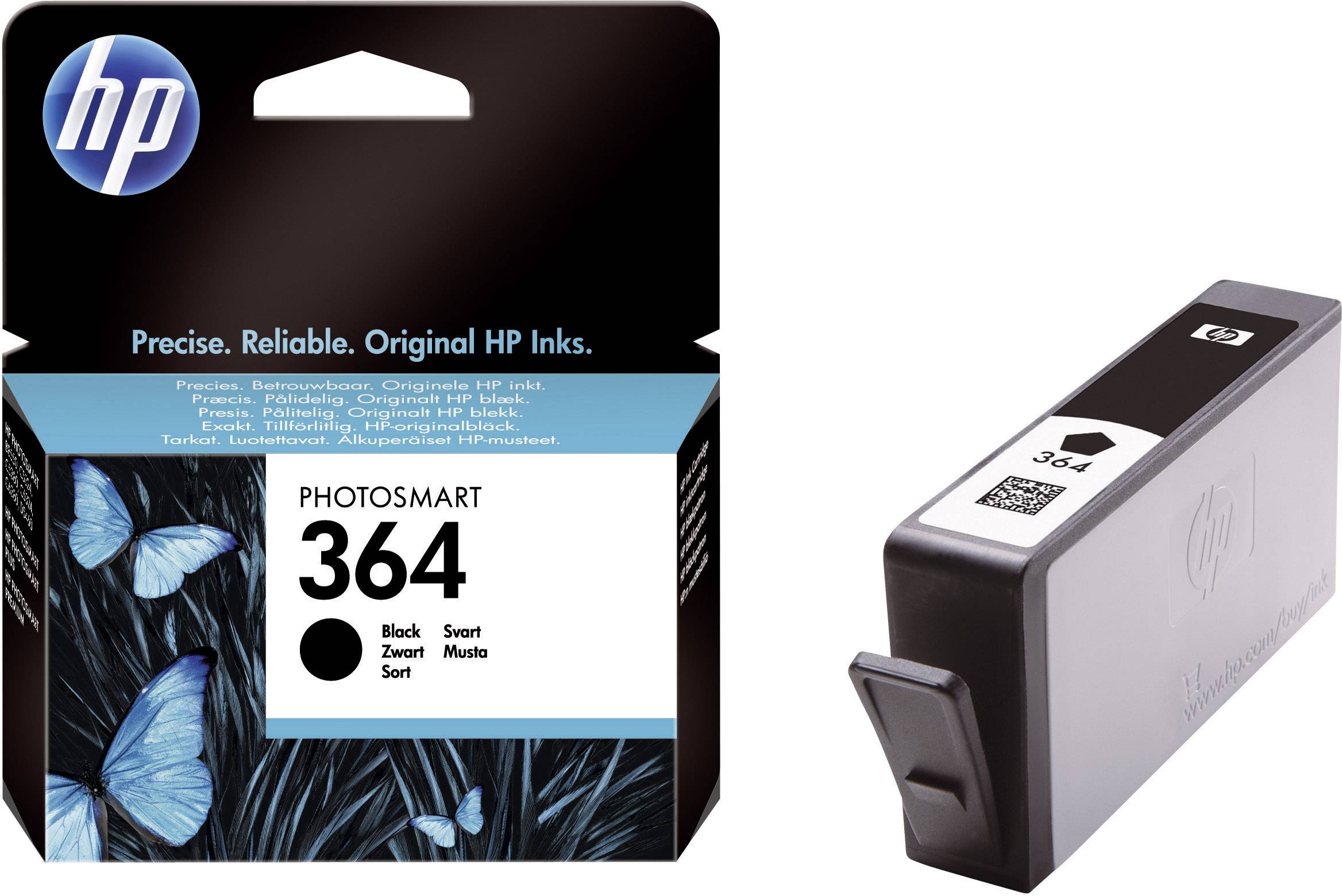 Bijzettafeltje uitslag Verminderen HP Ink cartridge 364 Original Black CB316EE | Conrad.com