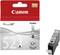 Canon PIXMA Printer Cartridge 521 GY, Grey, ChromaLife100+ Technology for Long-Lasting Prints. Packaging with ink and cartridge visible.
