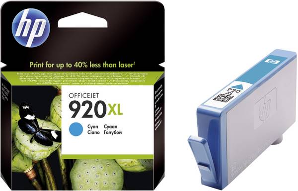 HP 920XL Ink cartridge Original  Cyan CD972AE Ink