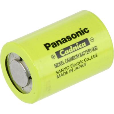 Panasonic N1250SCR Non-standard battery (rechargeable)  4/5 Sub C Flat top NiCd 1.2 V 1200 mAh