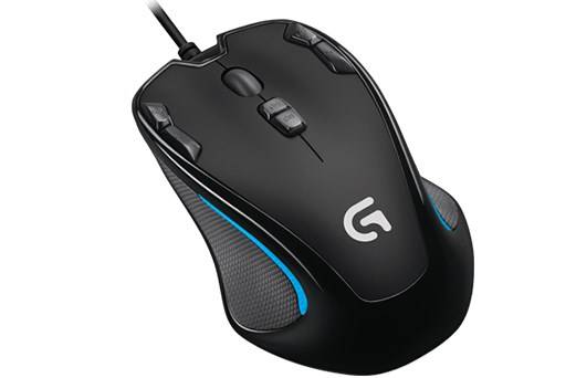 Logitech Gaming G300s Gaming mouse USB Optical Black 9 Buttons 2500 dpi Built-in user memory-3