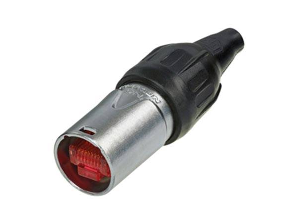 Neutrik NE8MX-TOP Plug, straight No. of pins (RJ) 8P8C Red, Black 1 pc(s)-0